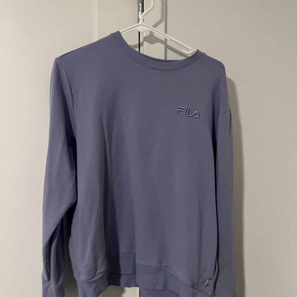 Fila Men's Lavender Crewneck Sweater